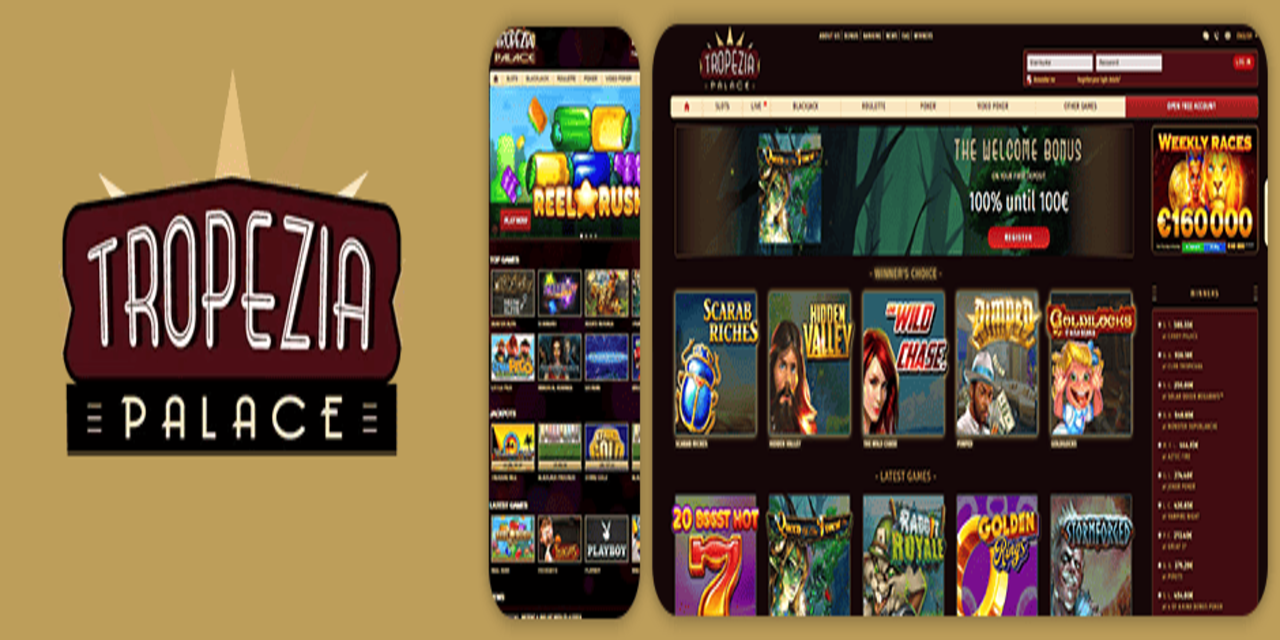 bonus disponibles sur Tropezia Palace casino